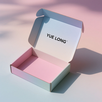 Fabricant d'emballages en papier de carton ondulé noir mat imprimé boîte postale d'expédition avec logo personnalisé pour les petites entreprises