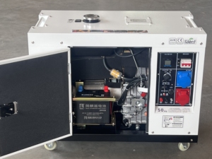 60Hz tần số 12KW 8KW 6KW 5KW 3KW tùy chọn tất cả các đồng 10KW im lặng cách âm Máy phát điện diesel đặt Bảng điều khiển kỹ thuật số ATS tùy chọn - Product Image 6