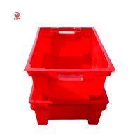Boîte de poissons en plastique empilable et robuste, conteneur/plateau de congélation pour plantes à volaille