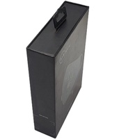 Boîte cadeau magnétique personnalisable, écologique, recyclable, avec dorure à chaud, impression offset quadricolore, design carré rigide, pour emballage de bijoux et de vêtements