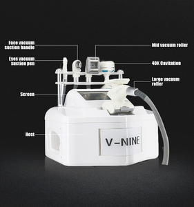 Appareil de remodelage corporel 5 en 1 V9 de bureau : Lipo-massage, rouleaux sous vide, Cavi-RF, réduction de la cellulite et de la circonférence - Product Image 4
