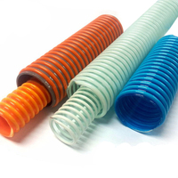 Tuyau d'aspiration en PVC série BW bleu rouge gris orange eau, basse température, pression maximale de 90 PSI, diamètre intérieur de 1-1/2 pouces, rouleau de 30 m