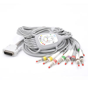 Câble pour appareil ECG portable <span class=keywords><strong>Mortara</strong></span> 12 canaux M2461A, 10 fils avec fiche à aiguille - Product Image 2