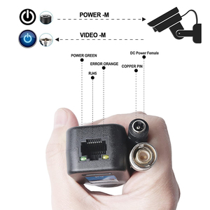 Adaptateur émetteur Ethernet RJ45 AHD <span class=keywords><strong>BNC</strong></span> vers 1080P <span class=keywords><strong>HD</strong></span>, câble vidéo Balun à paire torsadée - Product Image 2