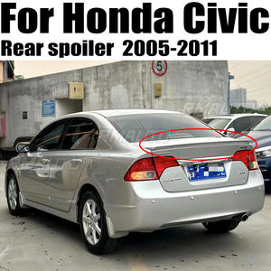 Pour Honda Civic 2005 06 07 08 09 10 11 Berline 4 Portes 8ème Génération Aileron de coffre arrière type bec de canard Accessoires Pièces - Product Image 2