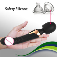 Jouets sexuels, vibrateurs, dildos avec 10 modes de vibration, jouets pour adultes, stimulation du clitoris, du point G, stimulation anale, rechargeable, étanche, vibrador