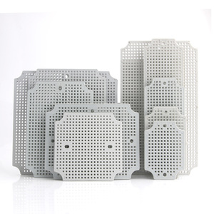 Ag Type Mesh Waterproof Junction Box Base Plate Abs Plastic Perforated Sheet For Electrical Enclosure - Product Image 1