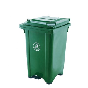 Eco-friendly plastic dustbin multi-size garbage waste bin