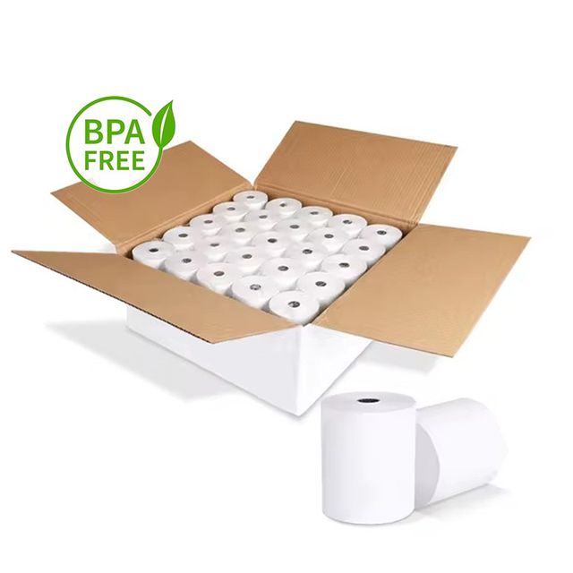Factory Low Price High Quality BPA Free Thermal Roll Paper 80x80mm & 57x50mm Receipt Paper for Cash Register POS Printer