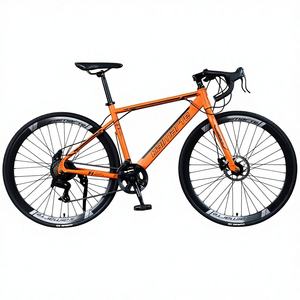Vélo de route à disques 24 vitesses, modèle adulte 700C*28C, best-seller en Europe/USA, double usage pour la course et les trajets urbains, léger - Product Image 3