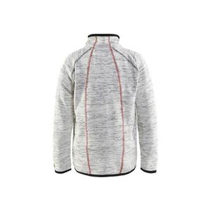 BLAKLADER - 919021199056134/140 Veste tricotée enfant Gris chiné/rouge-EAN 7330509609149 WORK JACKETS - Product Image 2