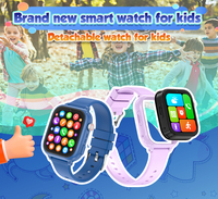 Reloj Inteligente para Niños con GPS, Pantalla Táctil, Diseño de Anime, con Llamadas, para Niñas