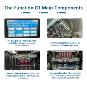 Multilane Ice <span class=keywords><strong>Pop</strong></span> Thiết bị làm đầy multilanes Multi Lane Ketchup dầu gội đóng băng <span class=keywords><strong>Pop</strong></span> freezie gói bao bì máy đóng gói - Product Image 4
