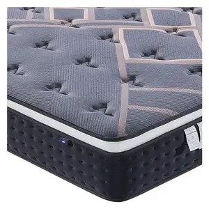 Hypo-allergenic zoned pocket spring coil mattress natural latex mattresses