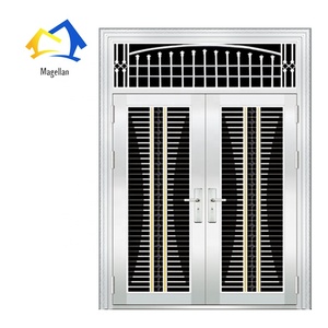 <span class=keywords><strong>Porta</strong></span> in acciaio inossidabile 304 # <span class=keywords><strong>con</strong></span> impronta digitale serratura digitale sicurezza <span class=keywords><strong>esterna</strong></span> <span class=keywords><strong>porta</strong></span> in metallo griglia design in <span class=keywords><strong>vetro</strong></span> in vendita - Product Image 6