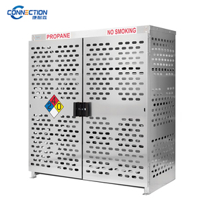 Armoire pour bouteilles <span class=keywords><strong>de</strong></span> <span class=keywords><strong>gaz</strong></span> anti-corrosion, design ventilé pour extérieur, stockage sécurisé pour plusieurs bouteilles <span class=keywords><strong>de</strong></span> propane <span class=keywords><strong>de</strong></span> 20 lb - Product Image 5
