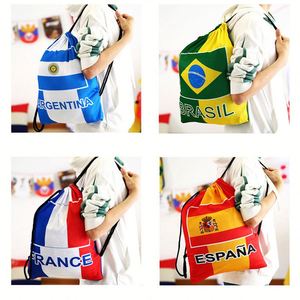 Bolsa con Cordón Personalizada - Mochila de Nailon con Banderas de Todos los Países |   Bolsas Promocionales Ecológicas para Juegos Deportivos y Regalos - Product Image 6