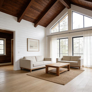 <span class=keywords><strong>Casa</strong></span> de Madera Sólida de Una Planta, <span class=keywords><strong>Estilo</strong></span> Nórdico, Chalet, Villa Prefabricada, <span class=keywords><strong>Casa</strong></span> de Vacaciones en el Bosque con Ventana Triangular Panorámica - Product Image 5