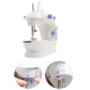 Máquinas de coser portátiles con velocidades de buena calidad, 12 puntadas integradas con costura inversa, máquinas de reparación Overlock de doble hilo - Product Image 5