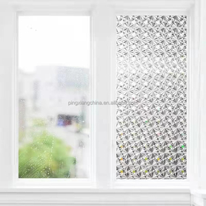 Pellicola per Finestre a Strisce Orizzontali Satinata, Decorativa e Privacy, Adesiva Statica per Bagno e Divisori Ufficio - Product Image 5