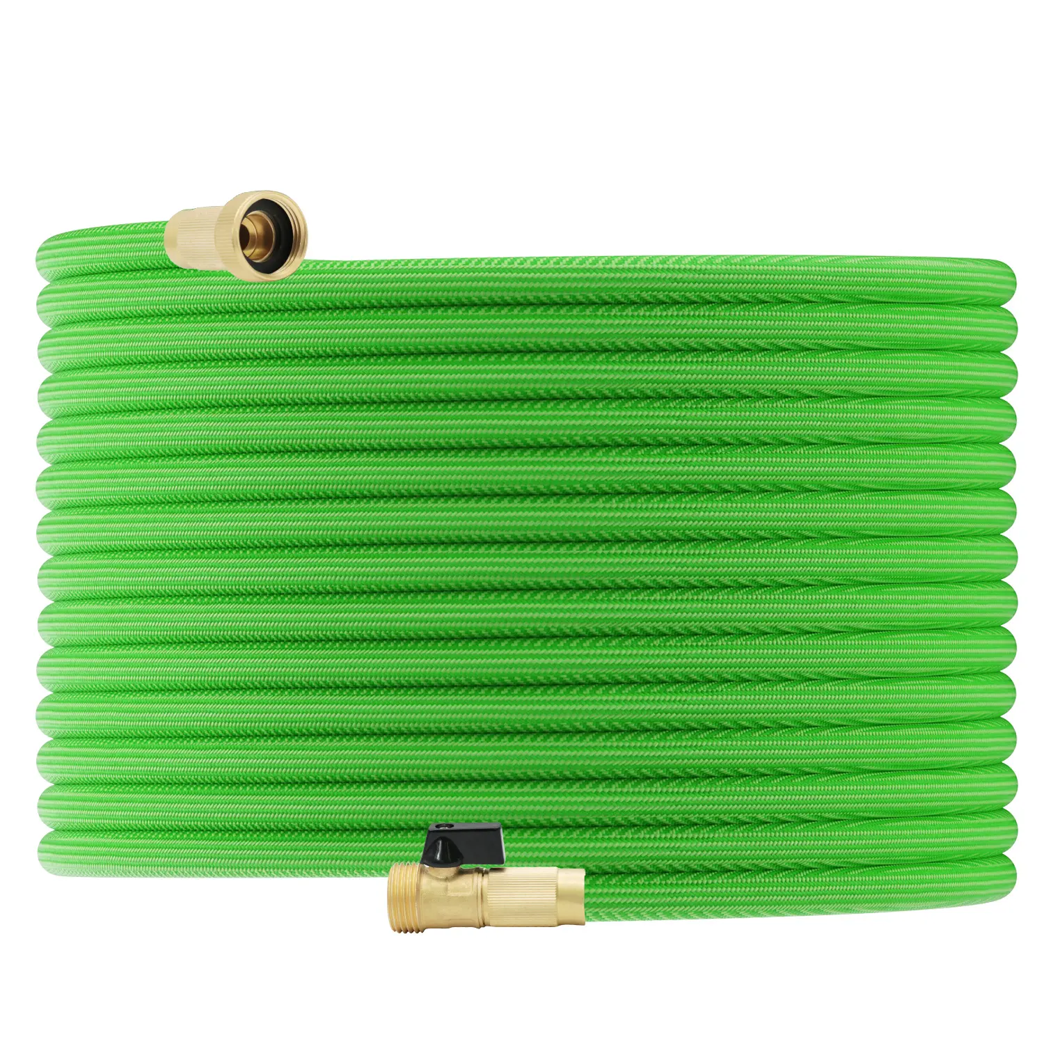Newest PVC 50FT 100FT Garden Water Hose with 3/4" Solid Brass Connectors