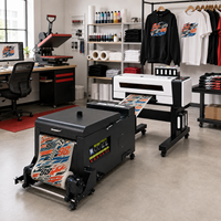 Imprimante DTF Kenteer 2 têtes A2 large format, machine d'impression compacte pour transfert de film sur T-shirt avec circulation automatique de l'encre blanche