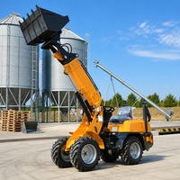 Chargeuse sur pneus compacte multifonctionnelle hydraulique pour l'ingénierie, l'agriculture et le jardinage – Meilleure vente en Chine