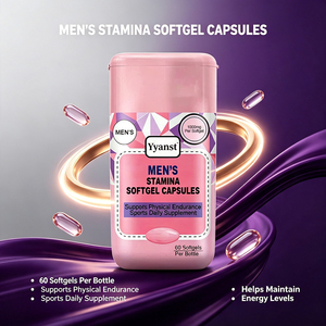 Capsules de gélules molles Stamina pour hommes 1000mg 60 unités – Booste l'endurance physique pour le sport, usage quotidien, supplément nutritionnel de fitness OEM - Product Image 4