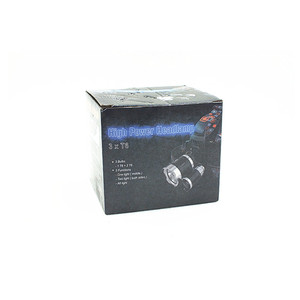 Lampe frontale à 3 LED en alliage d'aluminium, lampe frontale rechargeable haute intensité T6, lampe torche à trois lumières pour usage extérieur - Product Image 4