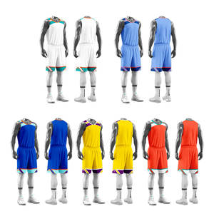 Индивидуальный комплект баскетбольной формы: дышащий кедр с сублимационной печатью, низкий минимальный заказ, персонализация (имя, номер, логотип) - Product Image 3