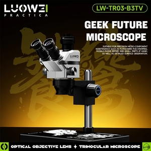 LUOWEI LW-TR03-B3TV ギークフューチャー顕微鏡 高解像度顕微鏡 7-68倍率 携帯電話PCB溶接修理用 - Product Image 2
