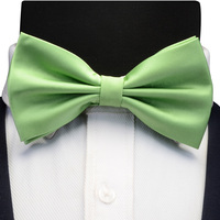 Solide vor gebundene Fliege für Männer Grün Orange Braun Double Fold Bowknot Wasserdichte Hochzeit Business Bowtie Zubehör
