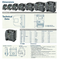 Convertisseur de fréquence compact VFD 6SL3210-5BE22-2UV1 2,2 kW 3AC 380-480V pour le contrôle de vitesse des moteurs industriels triphasés