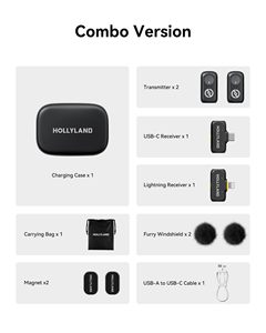Micrófono Inalámbrico Cardioide Hollyland <span class=keywords><strong>LARK</strong></span> A1 para iPhone, Android, YouTube, TikTok, Vlogging, Podcasting, con Función de Cancelación de Ruido - Product Image 6