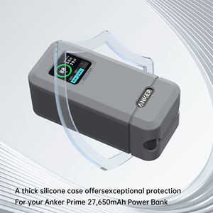 Étui de protection en silicone certifié compatible avec la peau, compatible avec la banque d'alimentation, étui souple pour Anker Prime 200W Powerbank - Product Image 2