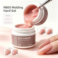 Gel UV/LED de construction durcissant à froid sans HEMA ni TPO pour ongles professionnels, fabrication OEM/ODM en marque blanche, achat en gros
