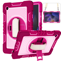 Funda de Silicona Resistente para Tablet, con Tacto Suave, Protector Escolar para Samsung Galaxy Tab A8 con Soporte