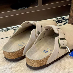 รองเท้า Birkenstocks รุ่นซัมเมอร์ สำหรับเด็ก แบบสวม น้ำหนักเบา หัวรองเท้าเสริมส้น พื้นรองเท้าแบบสไลด์ ปิดครึ่งเท้า สไตล์ใหม่ - Product Image 3