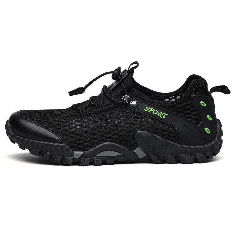 Custom outdoor waterproof winter leather sport hiking shoes for men