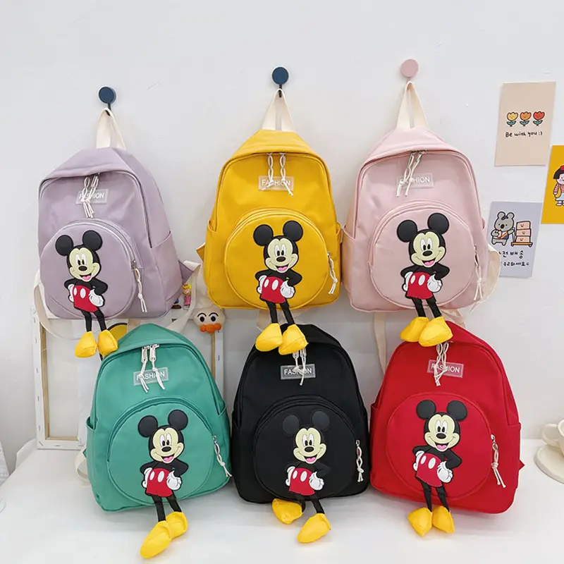 Children's bag 2021 mouse cartoon kindergarten schoolbag girl princess small backpack