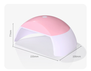 <span class=keywords><strong>Lampe</strong></span> de séchage UV/LED portable mini 48W - 15 perles, séchage rapide pour vernis gel, manucure, pédicure, usage domestique - Product Image 6