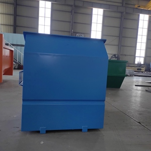 Vente chaude Poubelle à chargement frontal Chariot élévateur industriel Skip Prépayé 20% Plus Poubelle de <span class=keywords><strong>recyclage</strong></span> de déchets mobile à roues et couverte - Product Image 6