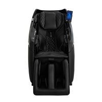 Fauteuil de massage 3D intégral de luxe à gravité zéro avec vibration et pétrissage Shiatsu, doté d'un rouleau pour les pieds, pour usage domestique, avec fonction d'examen IA en usine