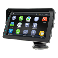 Lecteur DVD de voiture intelligente Écran tactile Carplay de 7 pouces avec Wifi 5G Autoradio stéréo de 7 pouces Lecteur MP3 audio FM pour voiture universelle