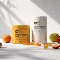 Pot en aluminium haut de gamme pour compléments alimentaires, design de flacon de complément premium pour l'emballage de compléments alimentaires et de produits nutritionnels