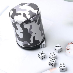 Service OEM – Gobelets à dés en cuir haut de gamme faits à la main, logo personnalisé, couleur sur mesure, pour jeux classiques, divertissement sportif, 1 pièce - Product Image 6
