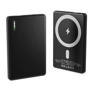 Chargeur sans fil rapide magnétique 2-en-1 portable, ultra-fin, 5000 mAh, 10 W/15 W/20 W, entrée Type-C, best-seller - Product Image 1