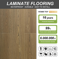 Plancher stratifié AC3 AC4 AC5 8mm 10mm 12mm 15mm à grain de bois pour projets résidentiels et commerciaux