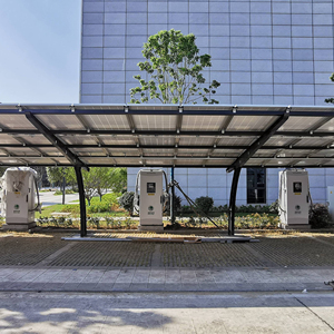 Últimas Fotovoltaica Garport Painel Solar Montagem Estruturas Enorme Desconto Metal Frame <span class=keywords><strong>Carport</strong></span>