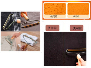Le rasoir à vêtements restaure vos vêtements et tissus réutilisable Double face détacheur <span class=keywords><strong>de</strong></span> peluches Portable en bois - Product Image 6